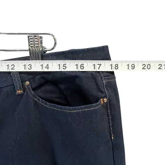 Joes Jeans Womens 32 Mulholland Dark Blue Cigarette Fit‎ Slim Straight Low Rise - Picture 6 of 15